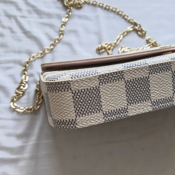 Louis Vuitton Felicie Pochette Damier Azur - Picture 12 of 14